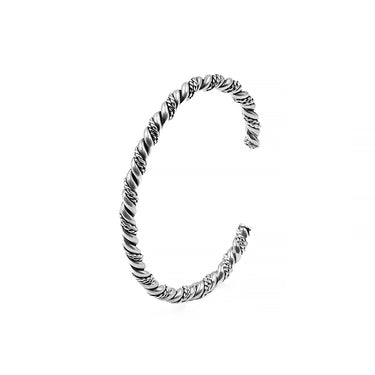 Sternline Twisted Rope Cuff bracelet in 925 Sterling silver