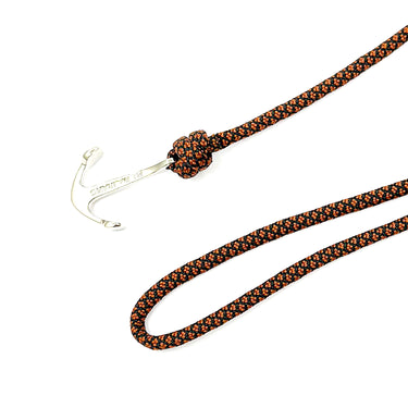 Nautical Rope Anchor Wrap Bracelet in Diamond Brown