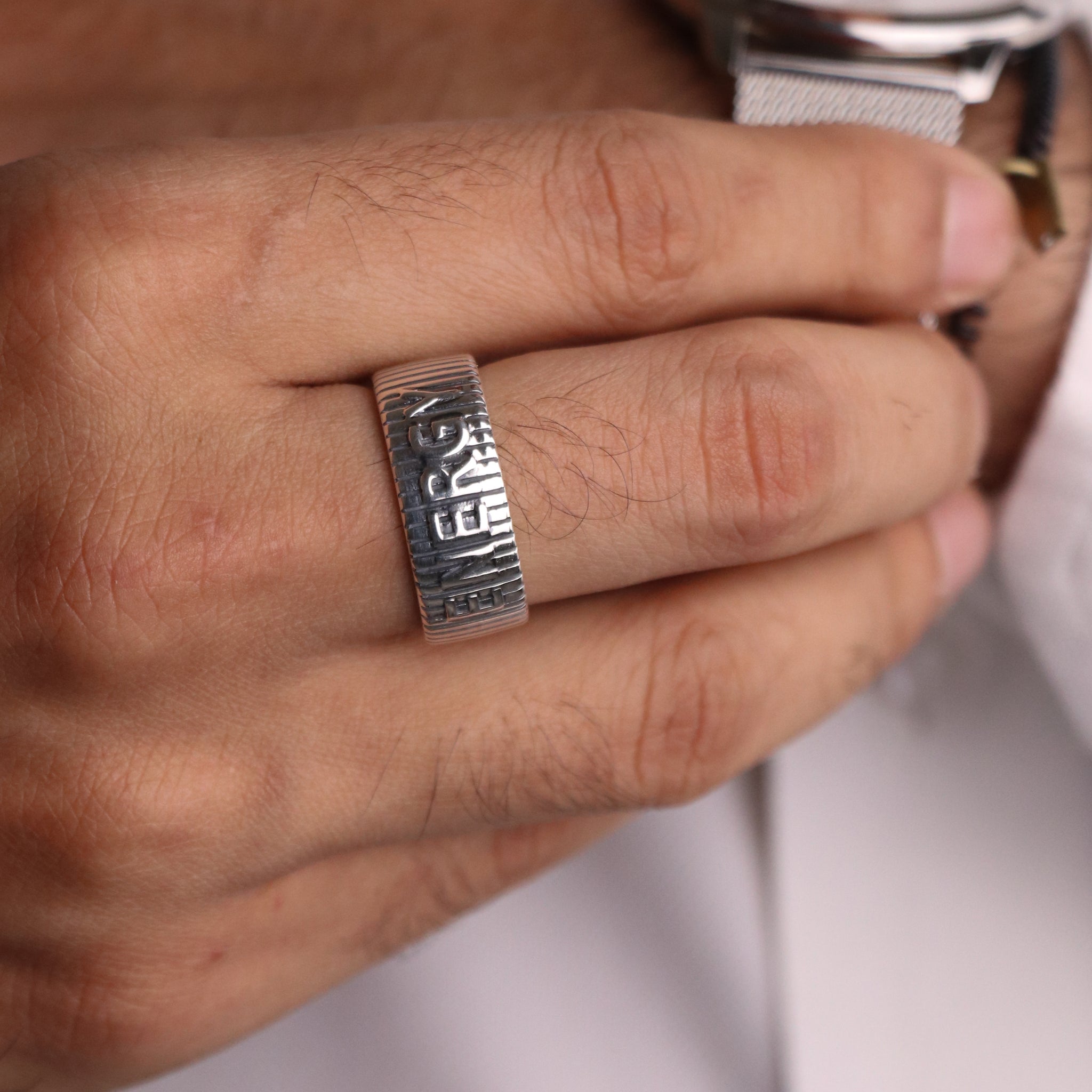 INSPIRE with ENEGRY ring in 925 sterling silver