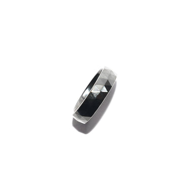 Geometric Triangular partner Stainless Steel ring