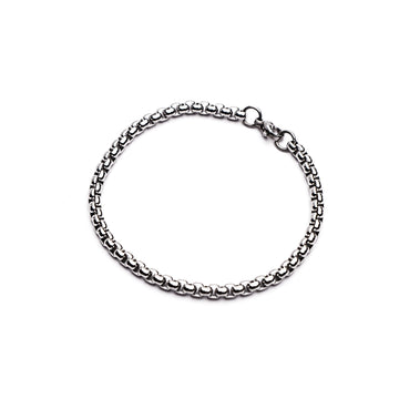Men's Box chain Bracelet in 316 Stainless steel
