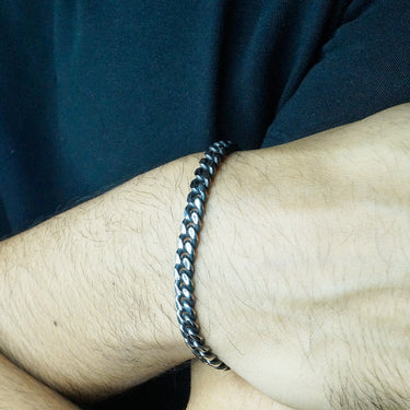 Men's minimal Cuban chain Bracelet (6mm)