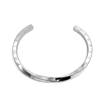 Classic White Greek Kada in Polished finish