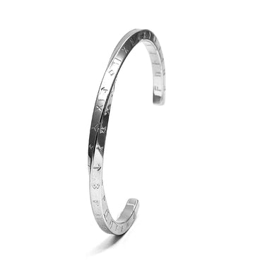 Classic White Greek Kada in Polished finish