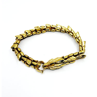 The Falcon chain Bracelet in Yellow Gold Finish