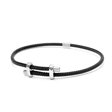Minimal Black wire Bracelet