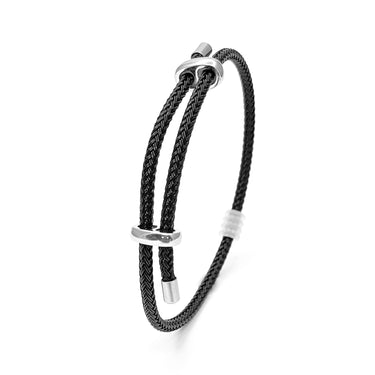 Minimal Black wire Bracelet
