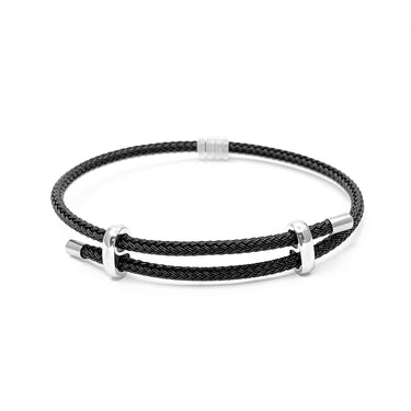 Minimal Black wire Bracelet