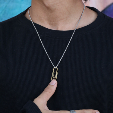 Paper Clip Pendant chain