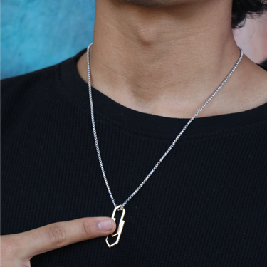 Paper Clip Pendant chain