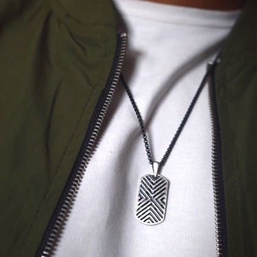 Geo Maze Tag Pendant