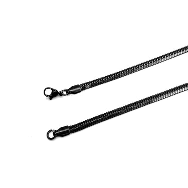Minimal Snake Chain in Black
