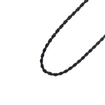 5 MM ROPE CHAIN IN BLACK