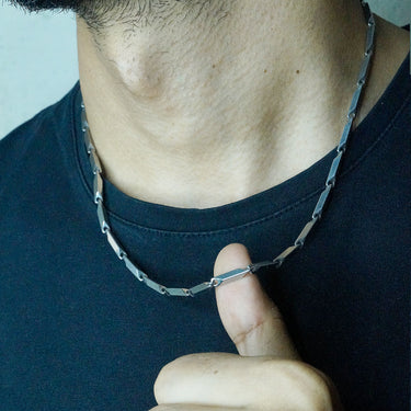 Italian bar chain in Silver finish