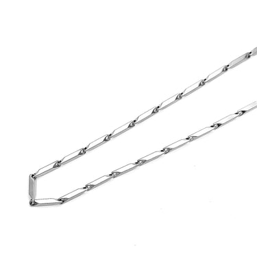 Italian bar chain in Silver finish