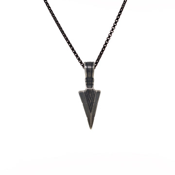 Arrow Rocking  pendant in Oxidized Finish