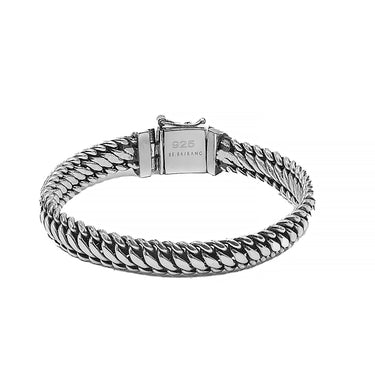 Linea Oxidixed Sterling Silver Men's Bracelet