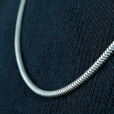 Italian Snake chain in sterling silver