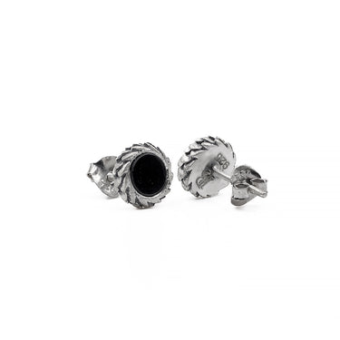 Draconique - Sterling Silver Men's Stud Earrings