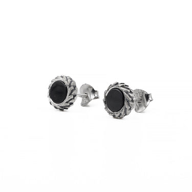 Draconique - Sterling Silver Men's Stud Earrings