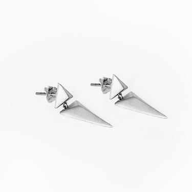 Tah  925 sterling silver matte finish earring