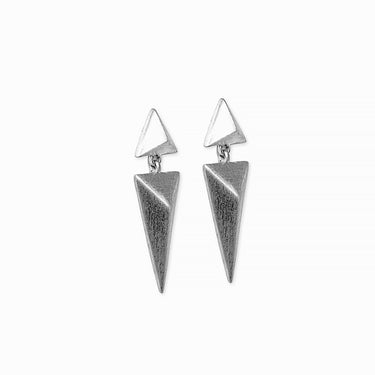 Tah  925 sterling silver matte finish earring