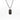 Aton Tag pedant in oxidixed 925 sterling silver