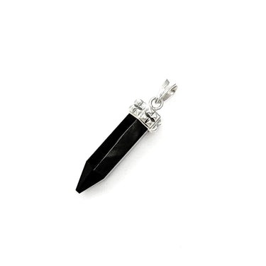 Noir accend Pendant in 925 sterling silver & Black Onyx stone