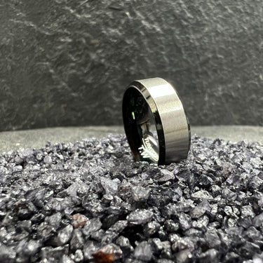Silver matt Stainless Steel ring