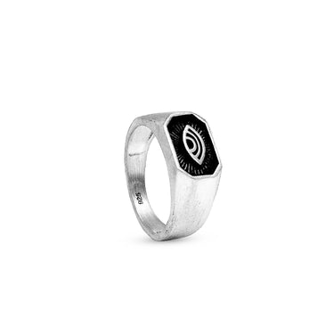Evil eye Ring in Sterling silver