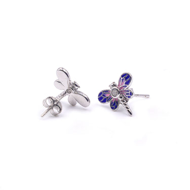 Butterfly Enamel stud Earrings