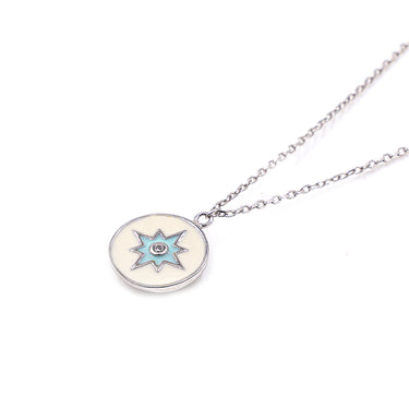 North Star enamel Pendant