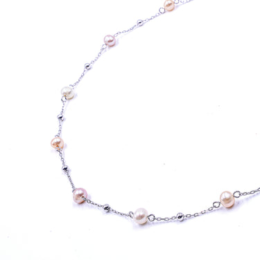 Multi colour pearl Neckalce