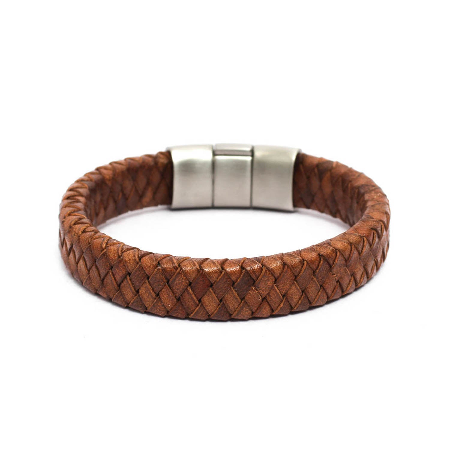 Buy OOMPH Jewellery Dark Brown Braided Leather Wrap Fashion Bracelet for  Men  Boys at Amazonin