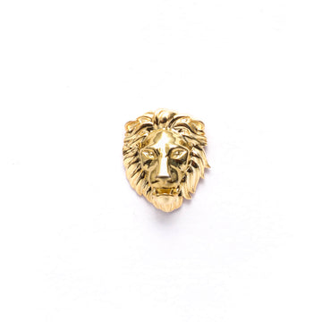 Poised Royal Lion Head Lapel Pin