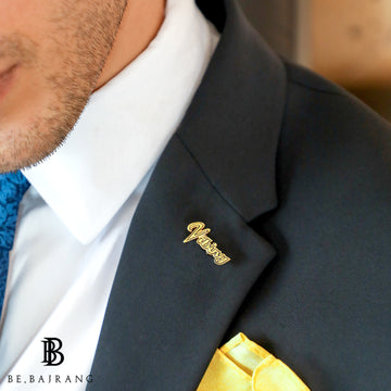 Vibing Lapel Pin with Butterfly Pin